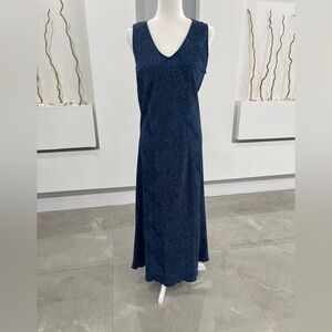 Norton McNaughton Dark Blue Maxi Dress